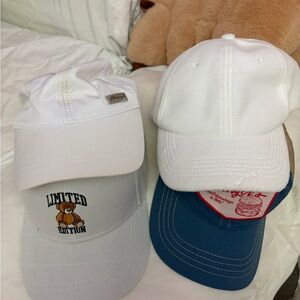 4 Pairs Of Hats (Caps)